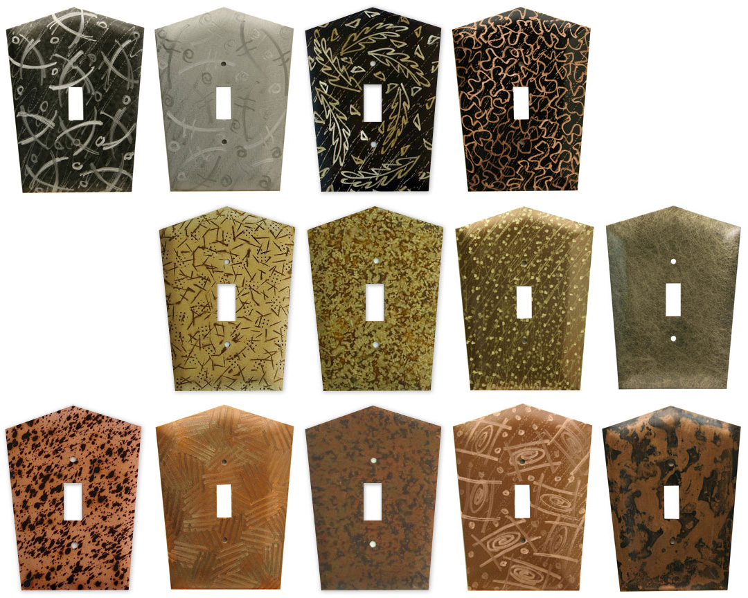 Touchstone Gallery SOLD Metal Light Switch & Outlet Covers Karen