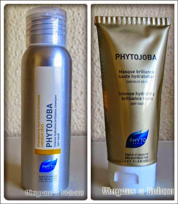 Shampoo e Máscara Phytojoba, para cabelos secos e sem brilho! Viagens