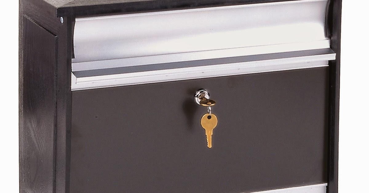 The Amazing grey lockable mailbox design ideas image