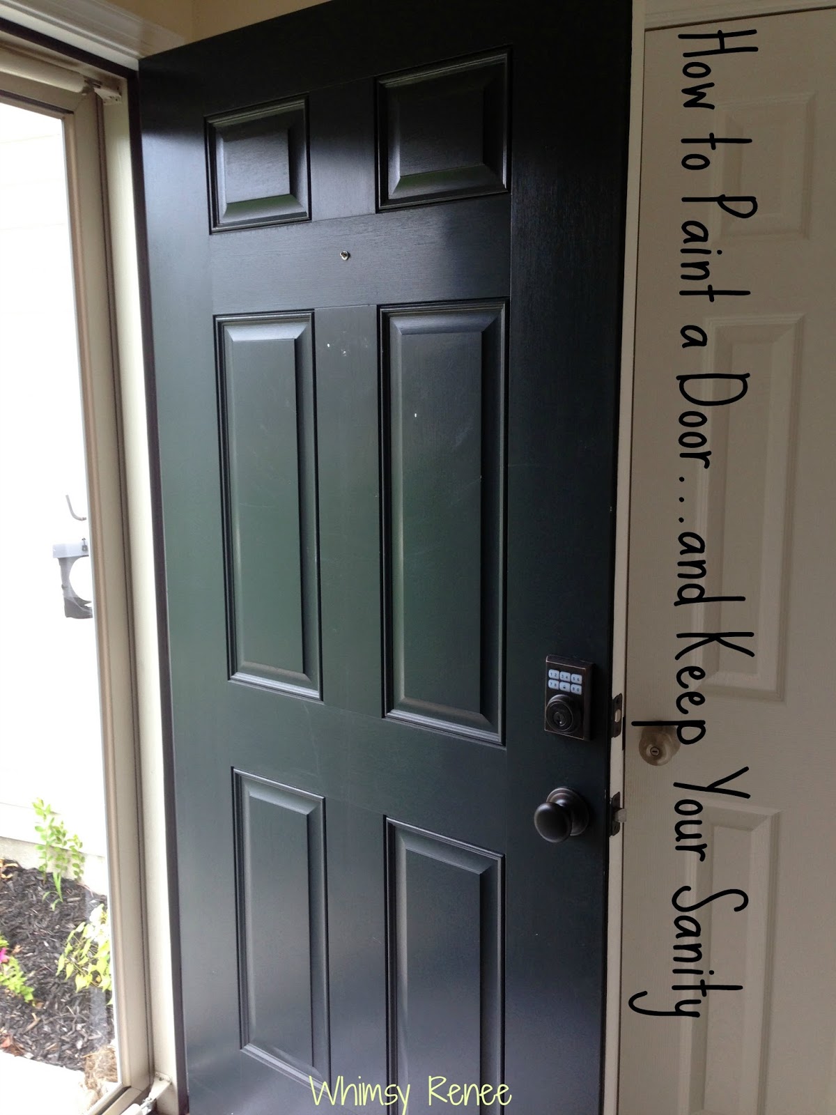 Whimsy Renee How to Paint a Front Door Red and Save Your Sanity Part One