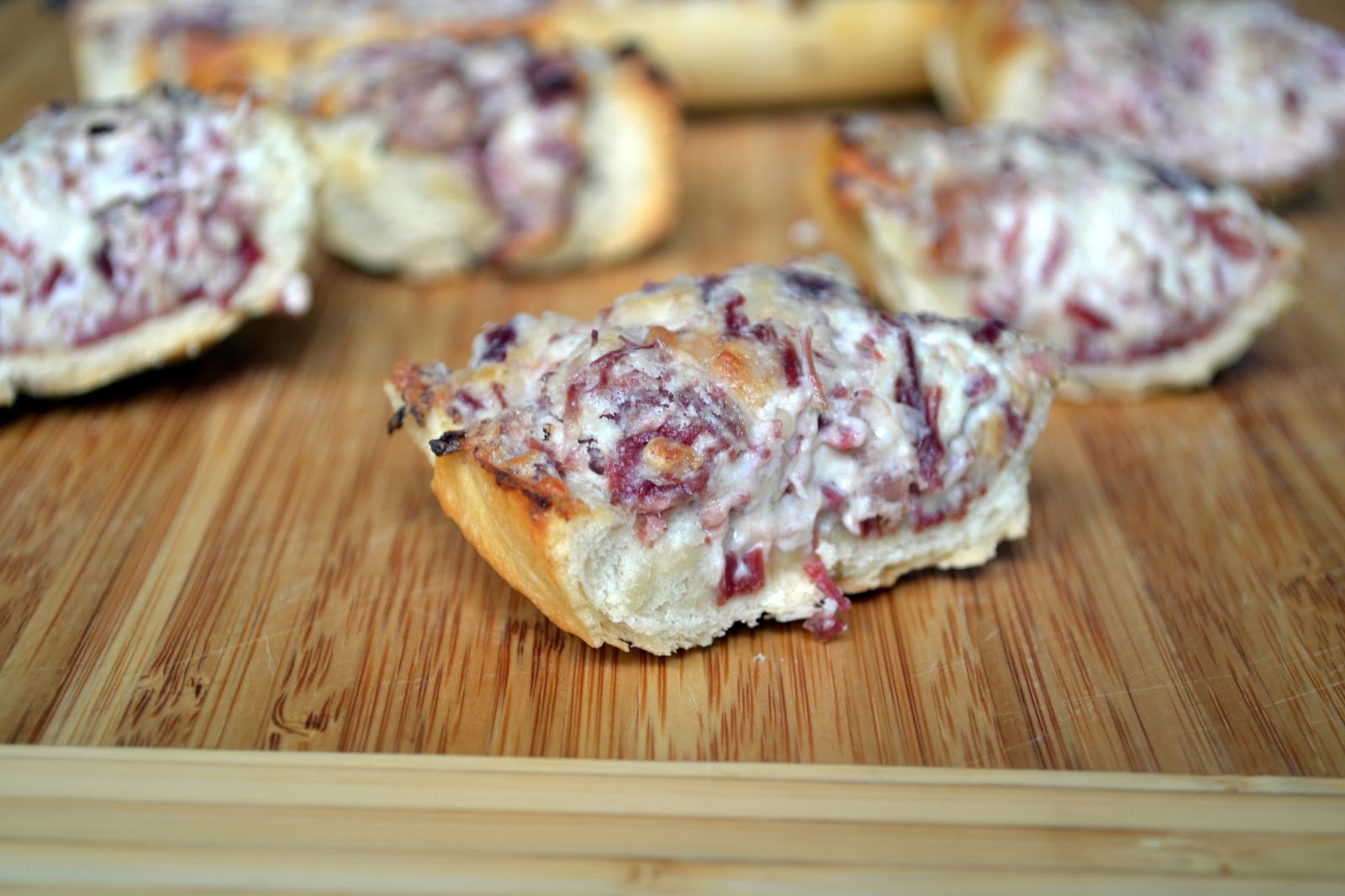 Hardly Housewives Cheesy Corned Beef Bread