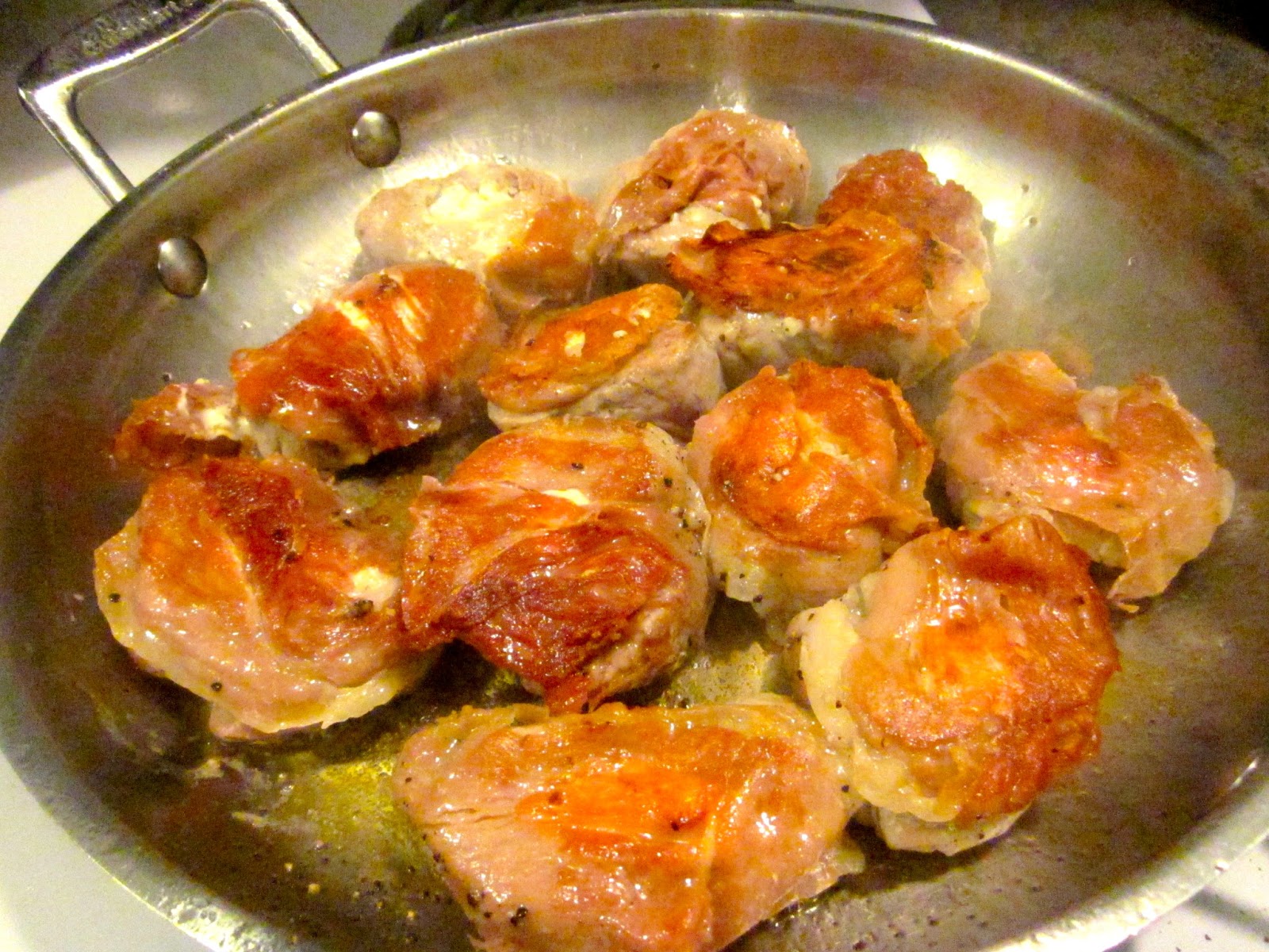 What's for dinner Stuffed pork tenderloin nuggets