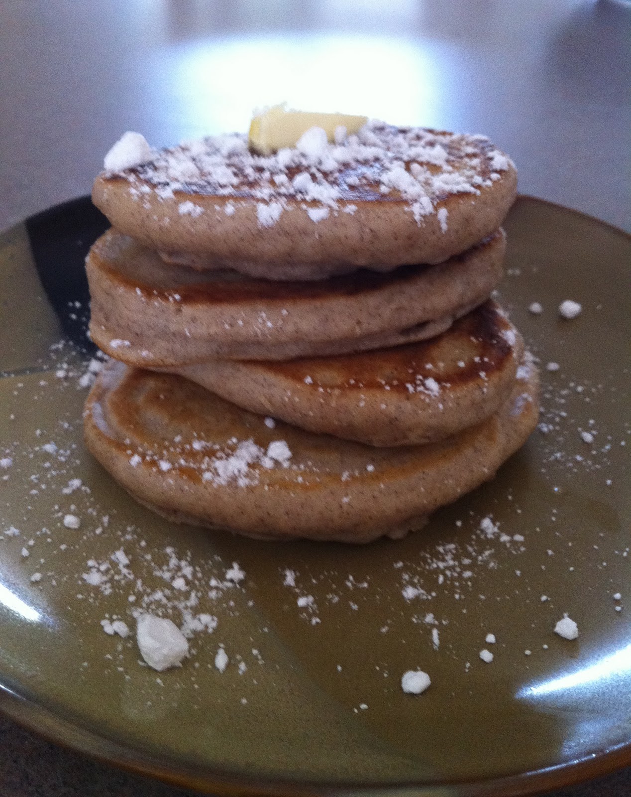 The Monogrammed Mason Jar Cinnamon Vanilla Pancakes