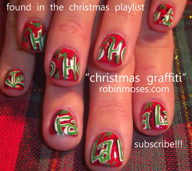 robin moses nail art "graffiti"