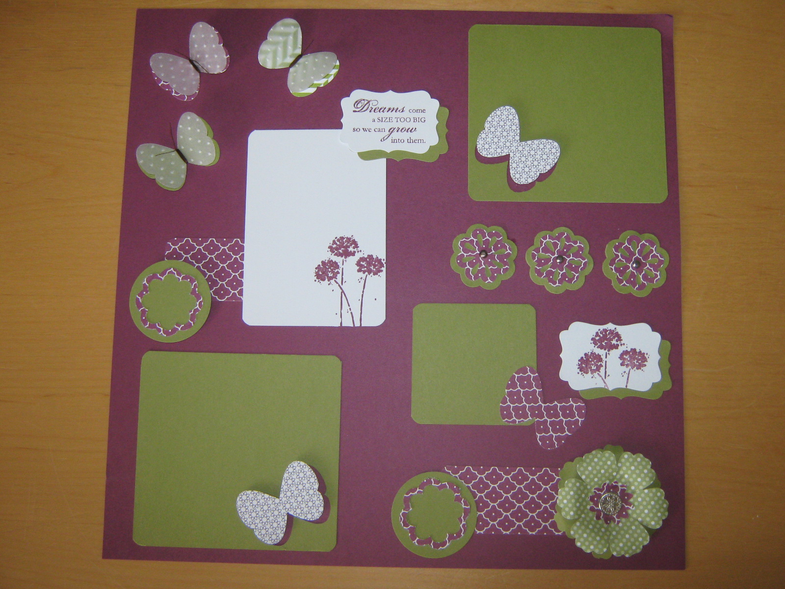 Stamps & Scrapz Scrapbook pages for sale