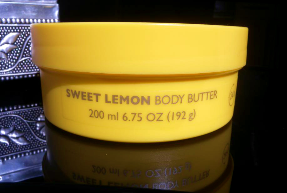 The Body Shop Sweet Lemon Body Butter Miss Sunshine and Sparkle