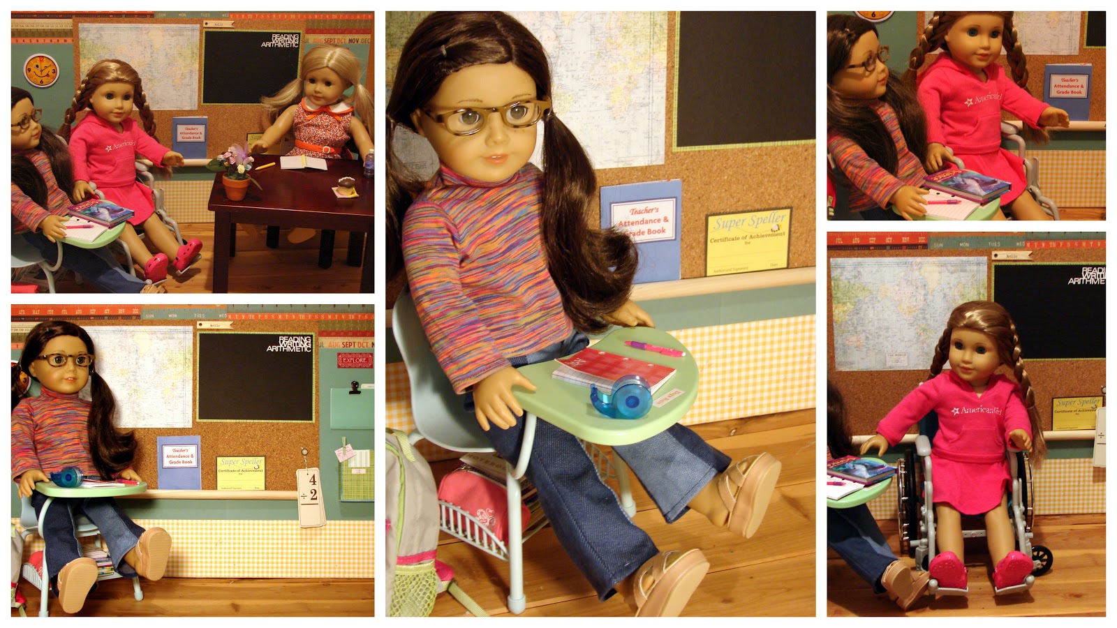 American Girl Doll Play Creating a Doll Classroom