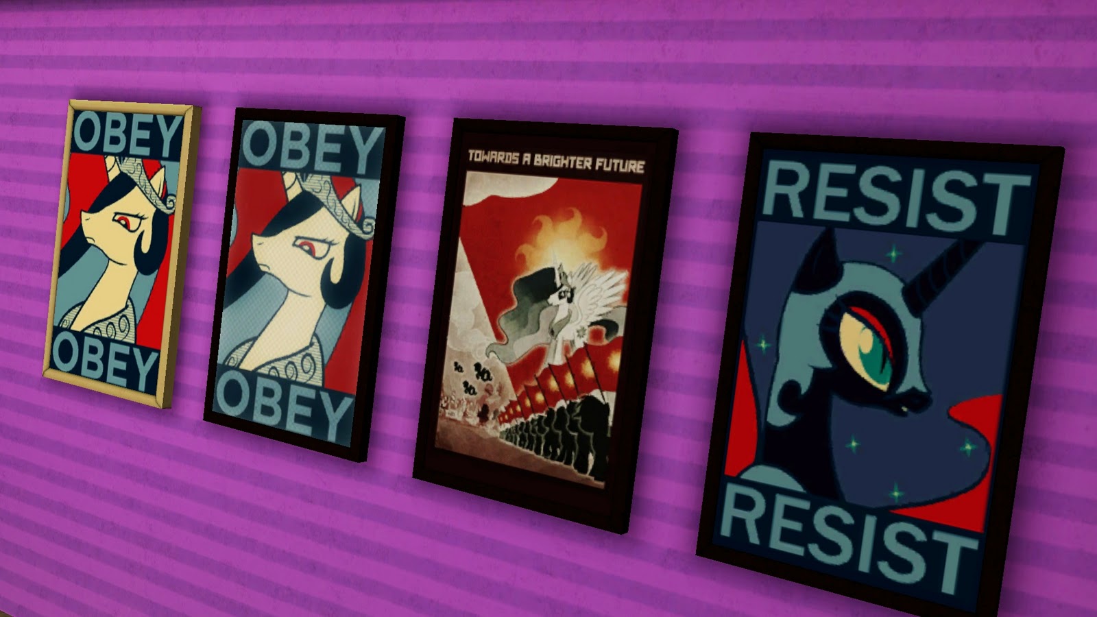 fuzzy logic dishwasher my little pony propoganda posters glory to