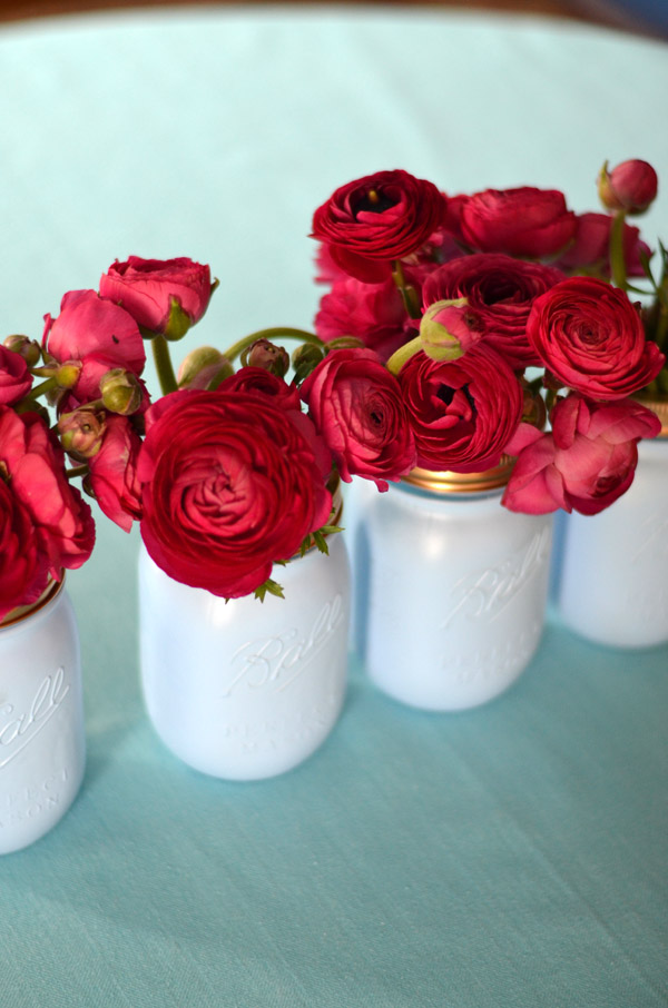 DIY Ball Mason Jar Vases Mimosa Lane