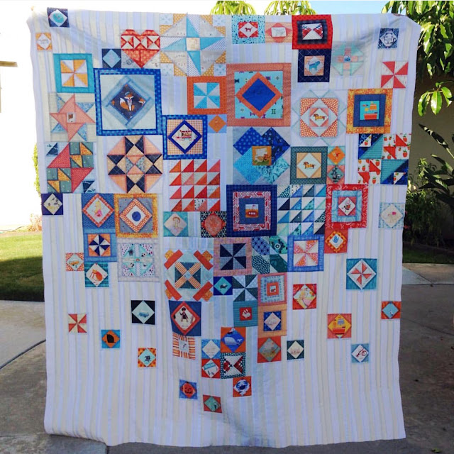 Splish Splash Stash gypsy wife quilt elisabeth woo's value study version