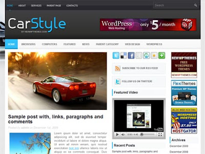 Free Wordpress Templates template wodpress tema wordpress