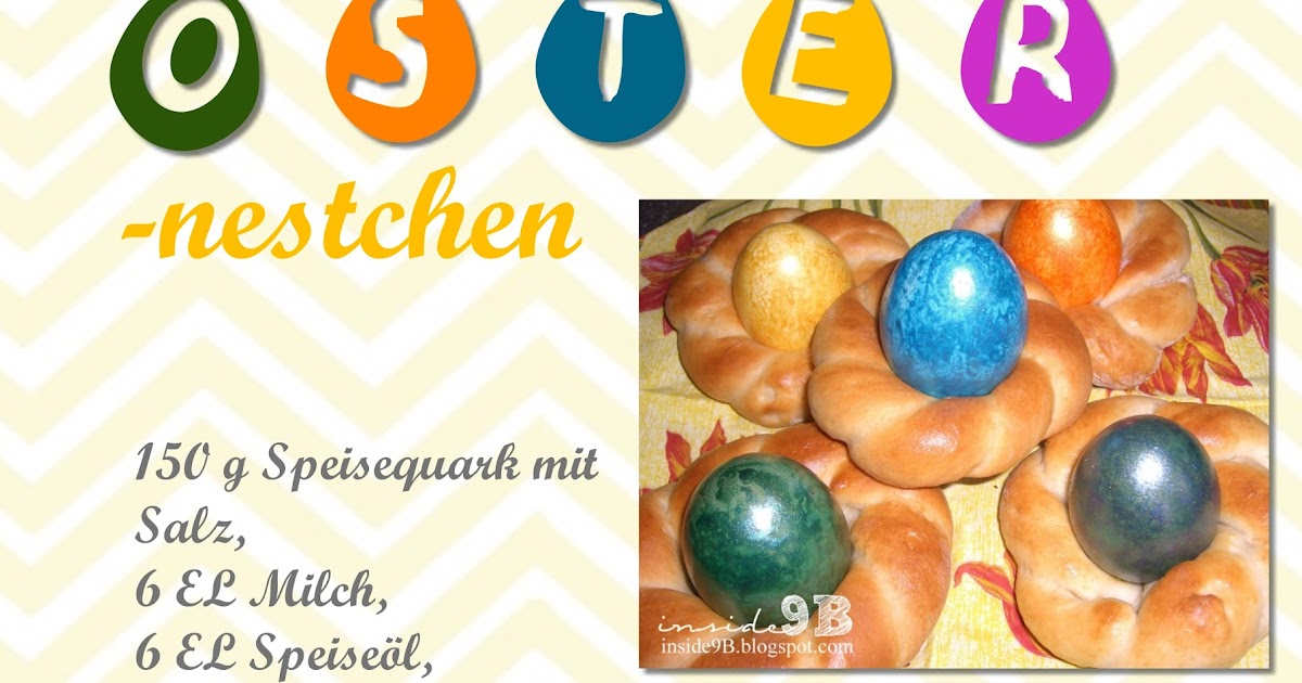 inside 9 B: Osternestchen backen