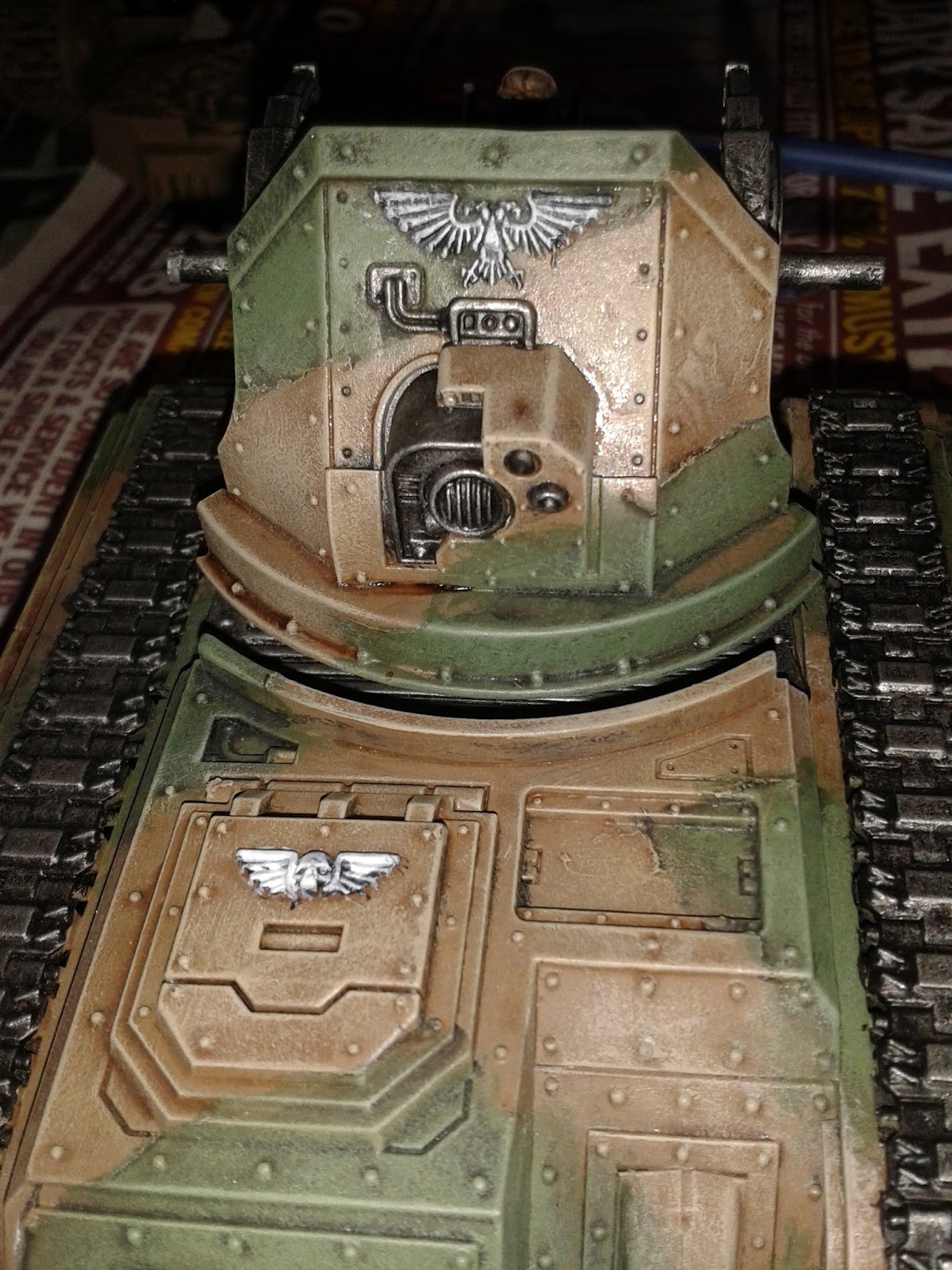St Andrews wargaming How to paint Astra Militarum tank camo patterns Quick and Easy