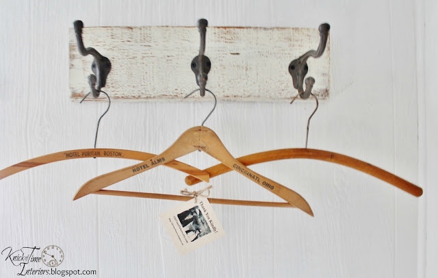 Antique Wooden Clothes Hangers Laundry Room Remodel via http://knickoftimeinteriors.blogspot.com/ Antique Wooden Clothes Hangers Laundry Room Remodel via http://knickoftimeinteriors.blogspot.com/