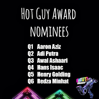 The Shout! Awards 2013 - Hot Guy Award Nominees