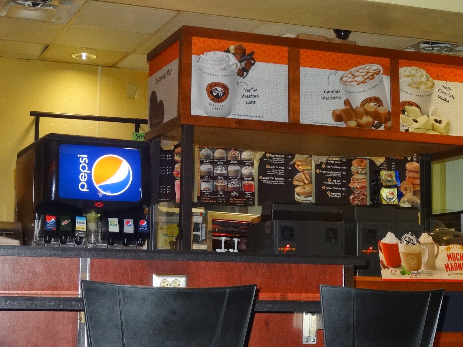 Miquelli's Amerikablog Restaurant Einstein Bros. Bagels Houston, Texas