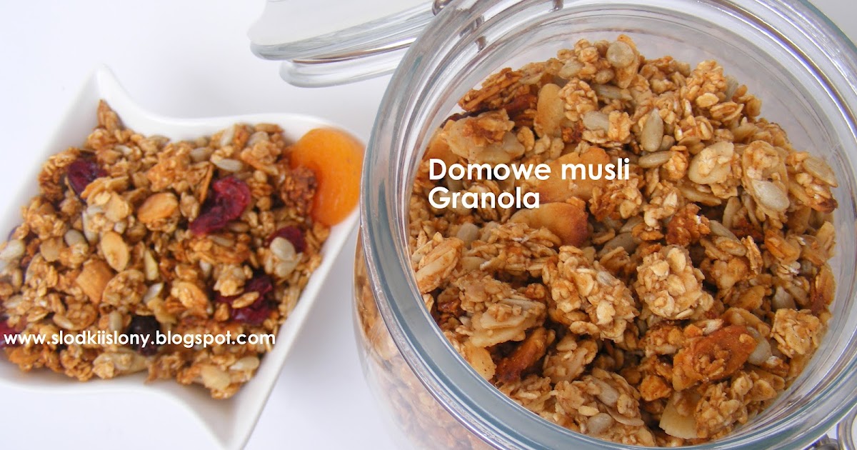 Słodki i Słony Granola, domowe musli