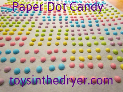 make your own paper dot candy