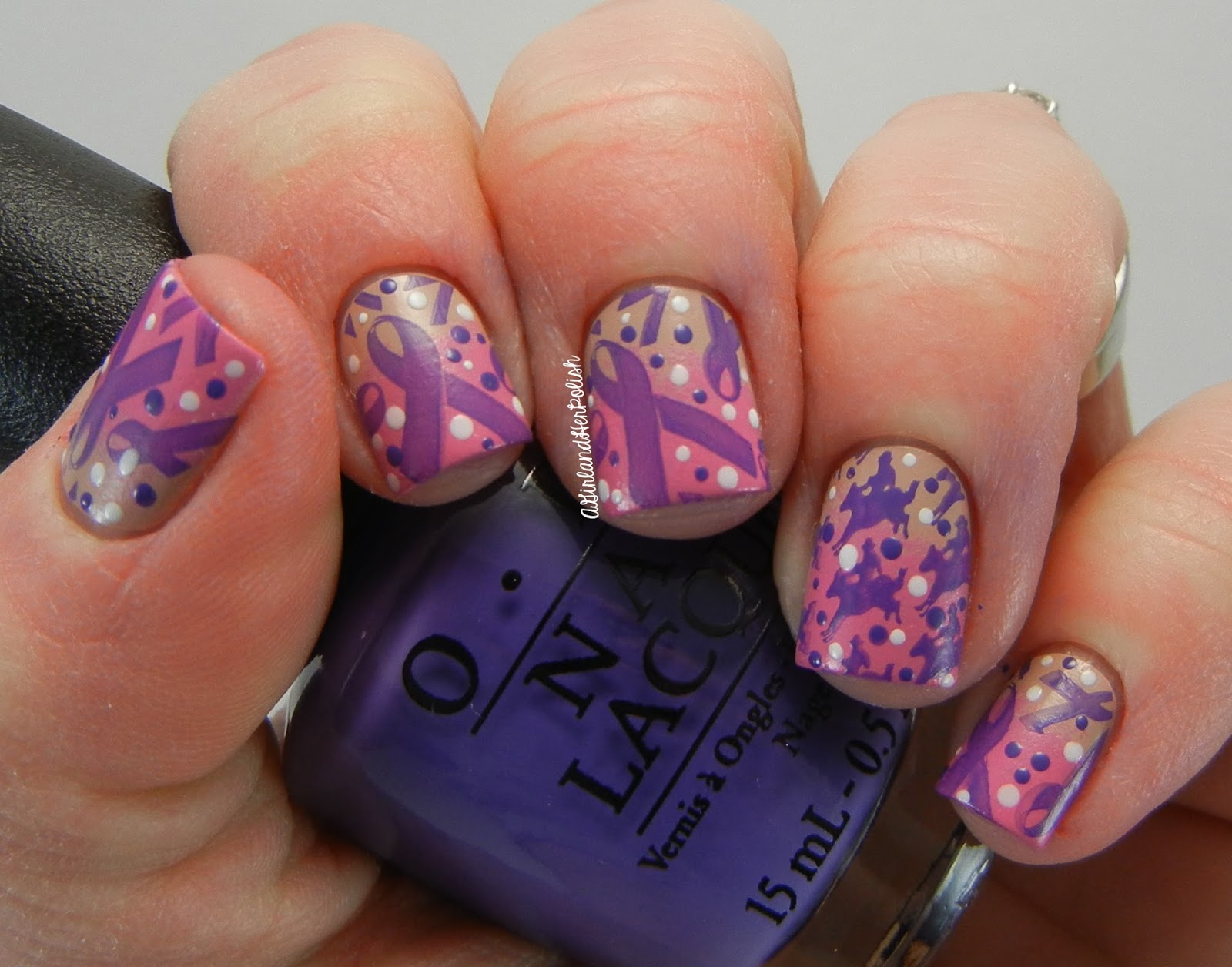 A Girl and Her Polish: Relay For Life Nails1600 x 1256