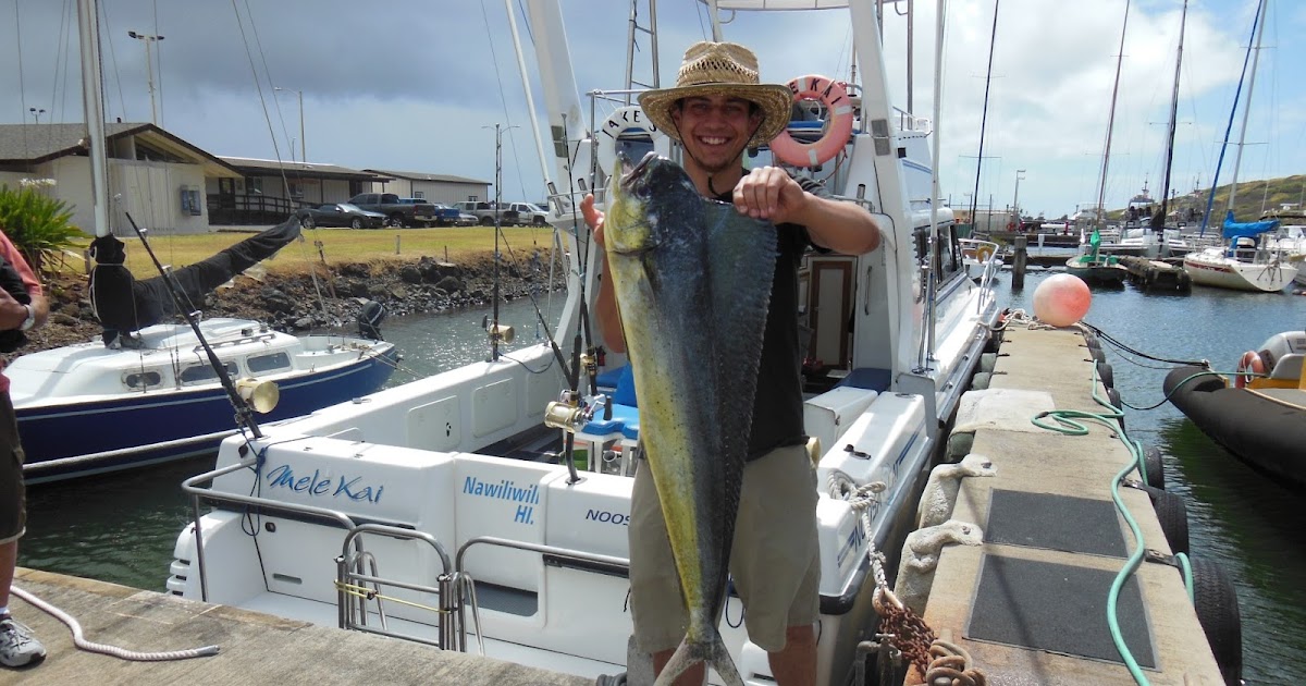 Clure Fishing Chaters Kauai Hawaii Mahimahi
