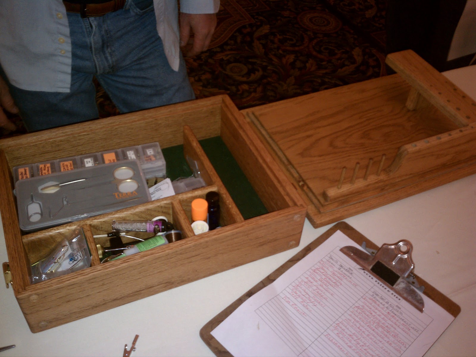 Guys, Flies & Pies Jim's Travel Fly Tying Box