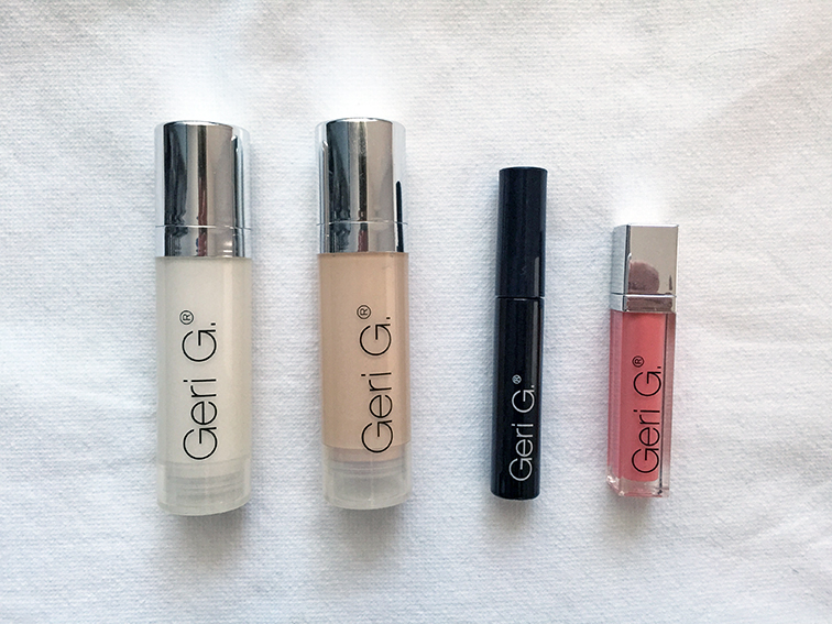 Geri G. Beauty and Skincare, Transceutical Canvas, Innocent Foundation, Plush Mascara, Lip Gloss Crème