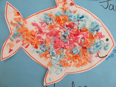 photo of: Toddler fish Bulletin Board