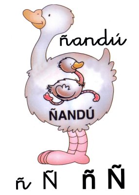Animales+Con+La+Letra+N letra ñ de ñandu letras imagenes infantiles para imprimir letra