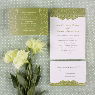 2013 green wedding invites 2013 green wedding invites