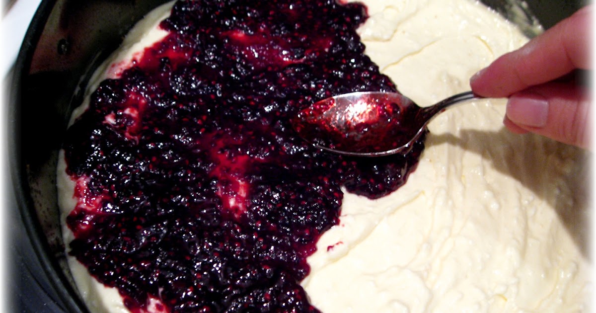 Kammy's Korner Blackberry Jam Cheesecake