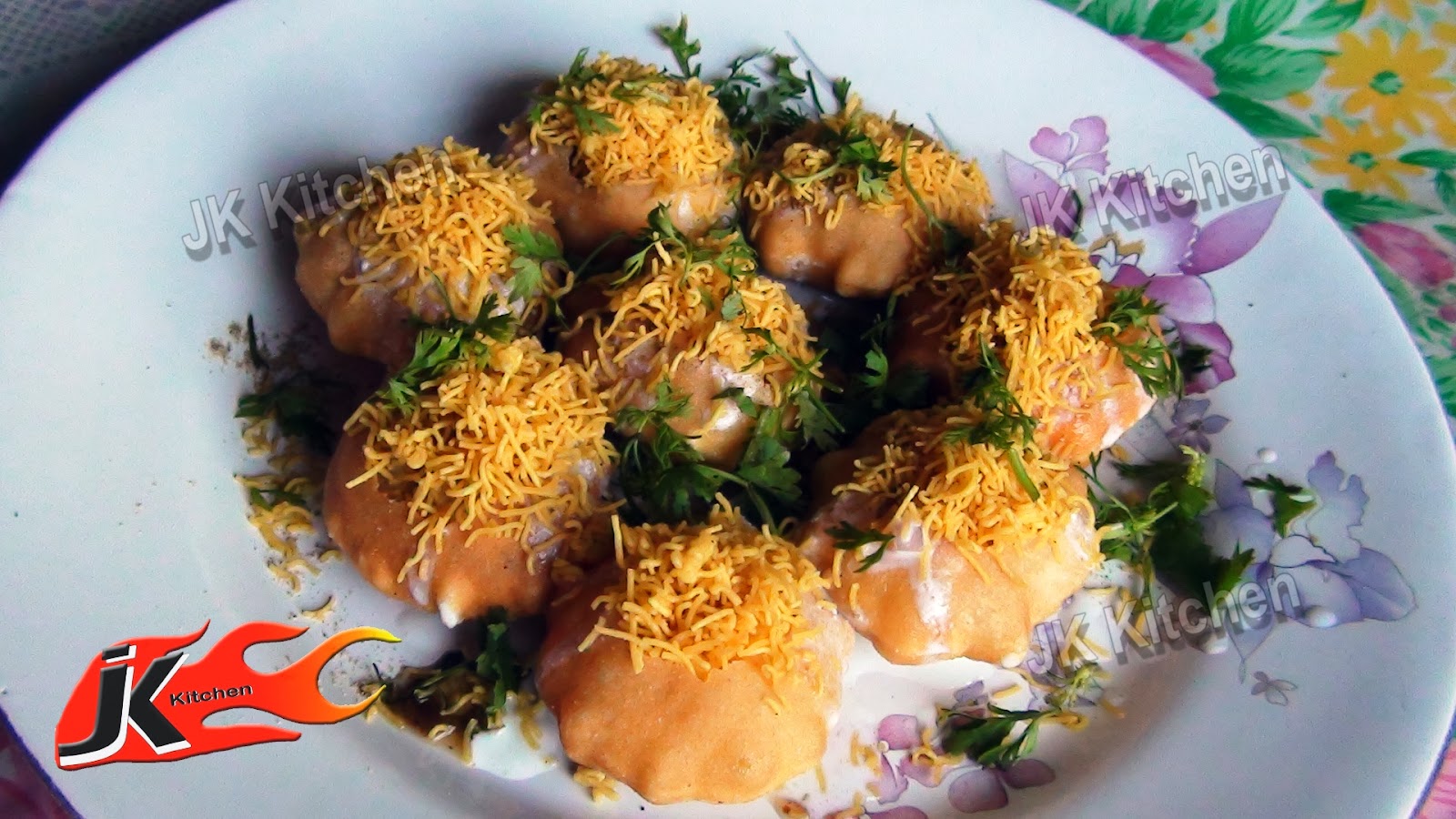 JK's Kitchen: Dahi Sev Puri Recipe by JK's Kitchen - Indian Chat