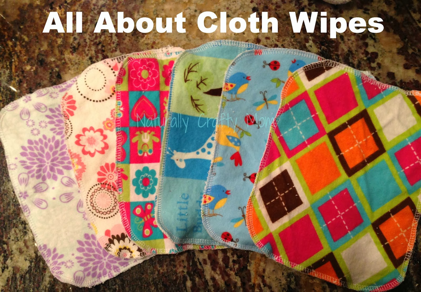 All About Cloth Wipes Naturally Crafty Mom