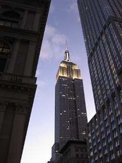 Empire State Building at dusk, New York, New York