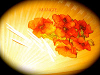 Abanico flores decoupage Abanico flores decoupage