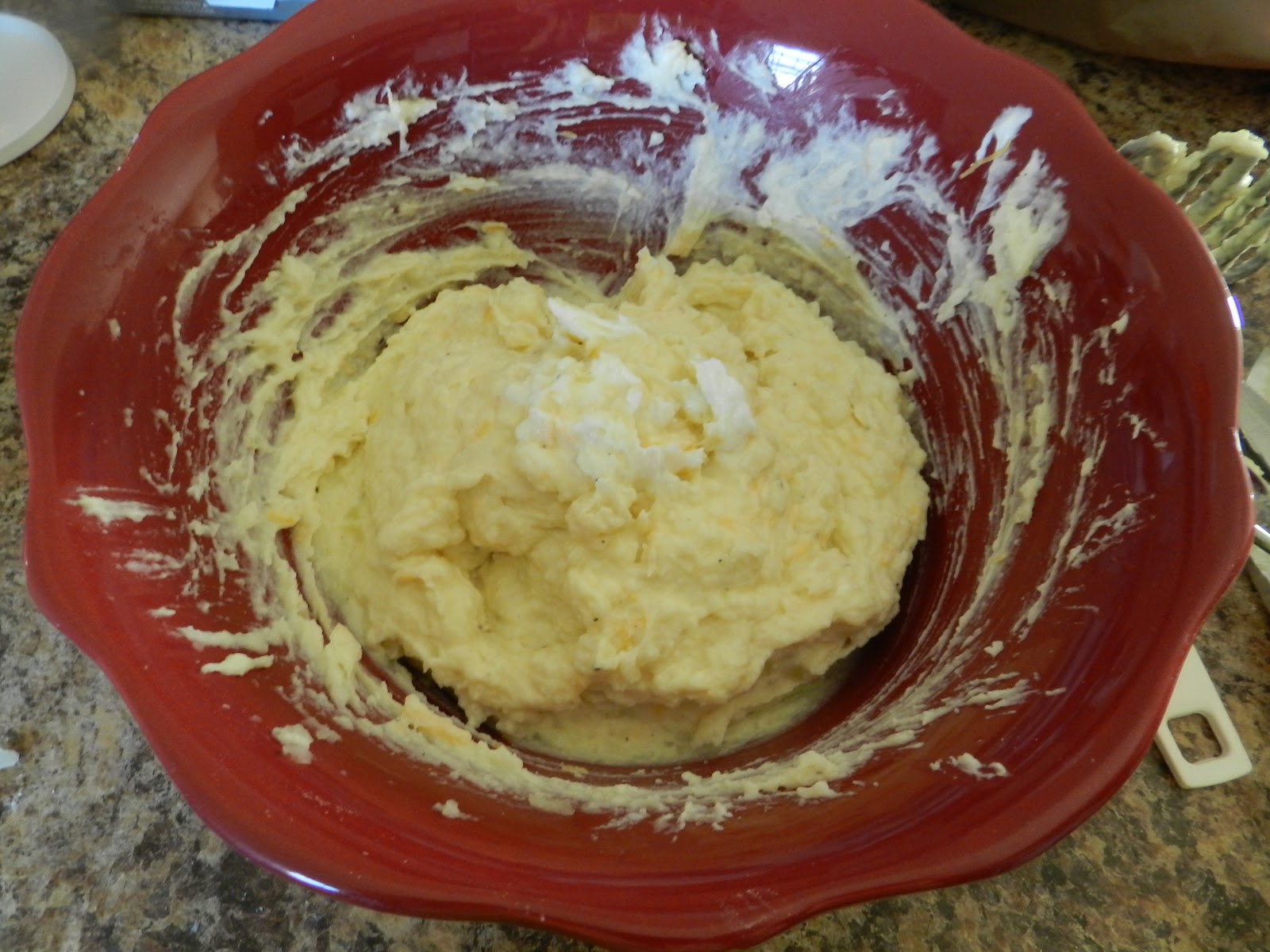 Southern Belle as an Army Wife Garlic ThreeCheese Mashed Potatoes