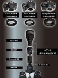 數位單眼相機顯微拍攝轉接鏡(顯微鏡拍攝)