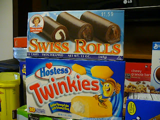 Twinkies and Swiss Rolls