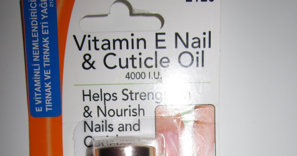 nutellayiyorum Sally Hansen Vitamin E Nail&amp; Cuticle Oil Tırnak ve