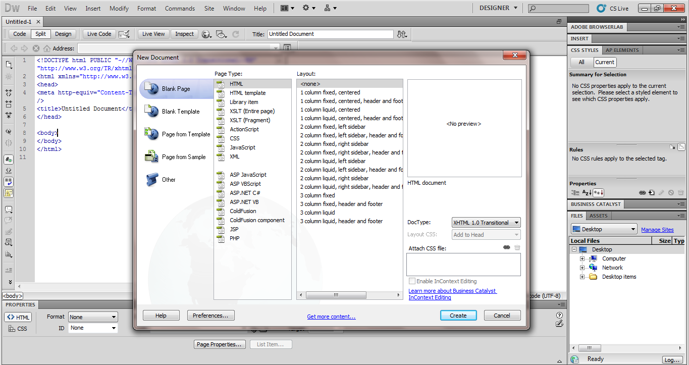 Adobe Dreamweaver CS5 (free) - Download latest version in English on phpnuke adobe dreamweaver cs5 gratis