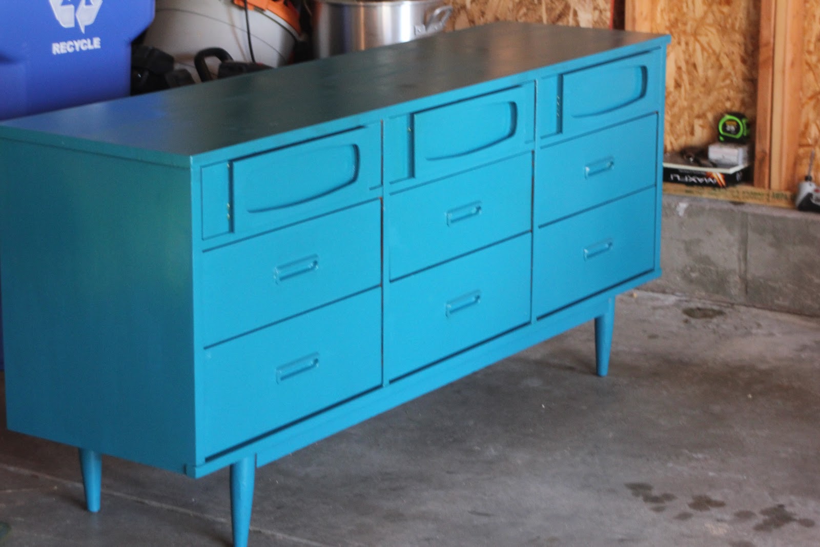 Lily Adams Home A Peacock Blue Chest