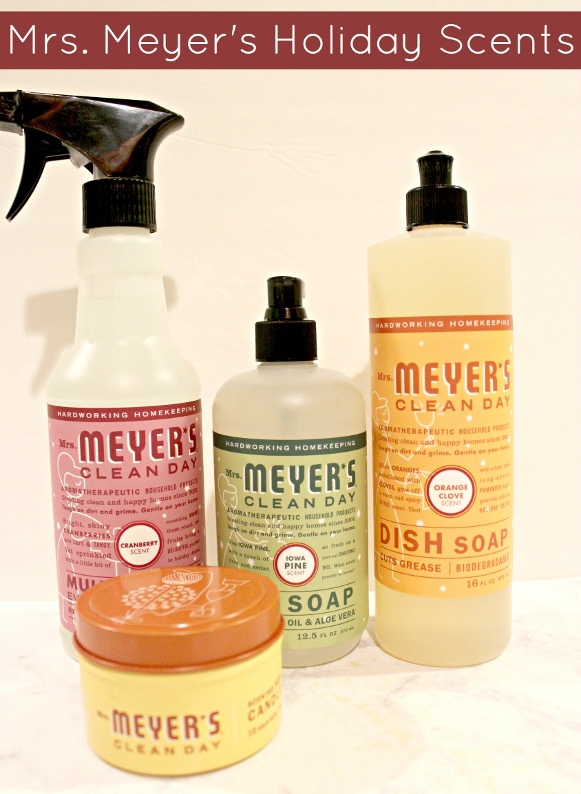 Friday Fresh Picks Mrs. Meyer's Clean Day Holiday Scents Pieces of a Mom