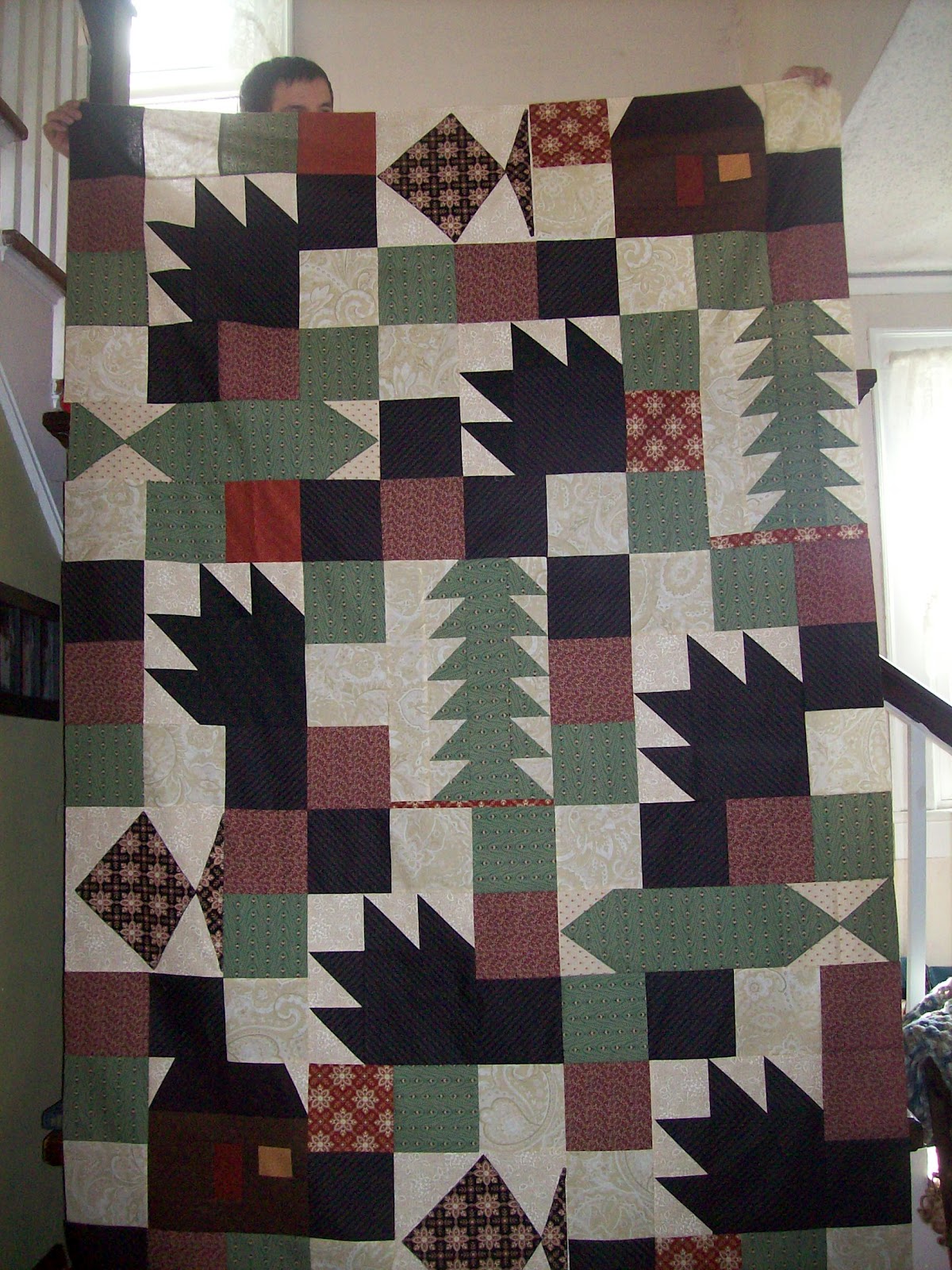 Quilt Doodle Doodles... Bear Tracks... It's quilted!