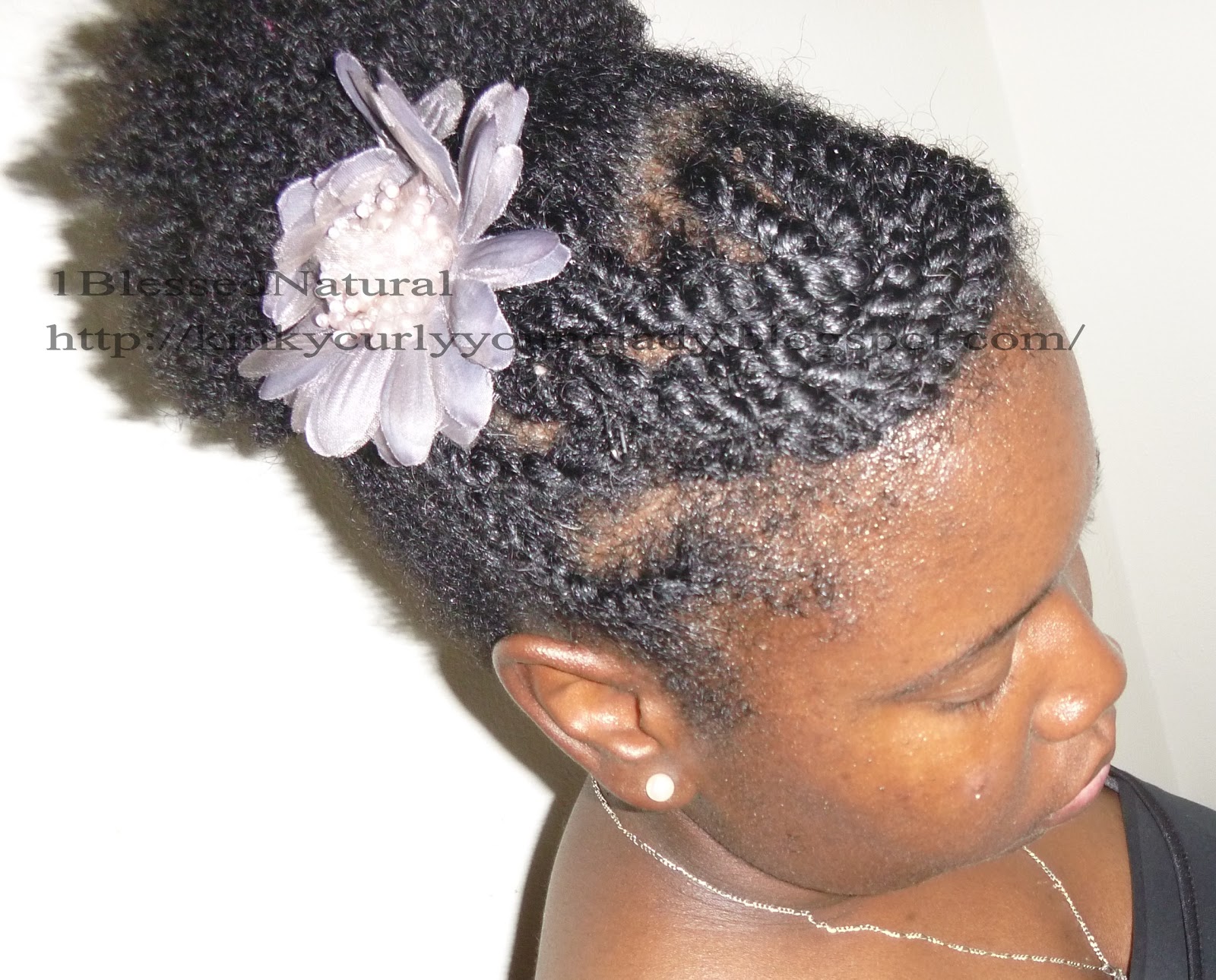 New YouTube Tutorial Video: Side Flat Twists and Swoop Bang with Puff Style