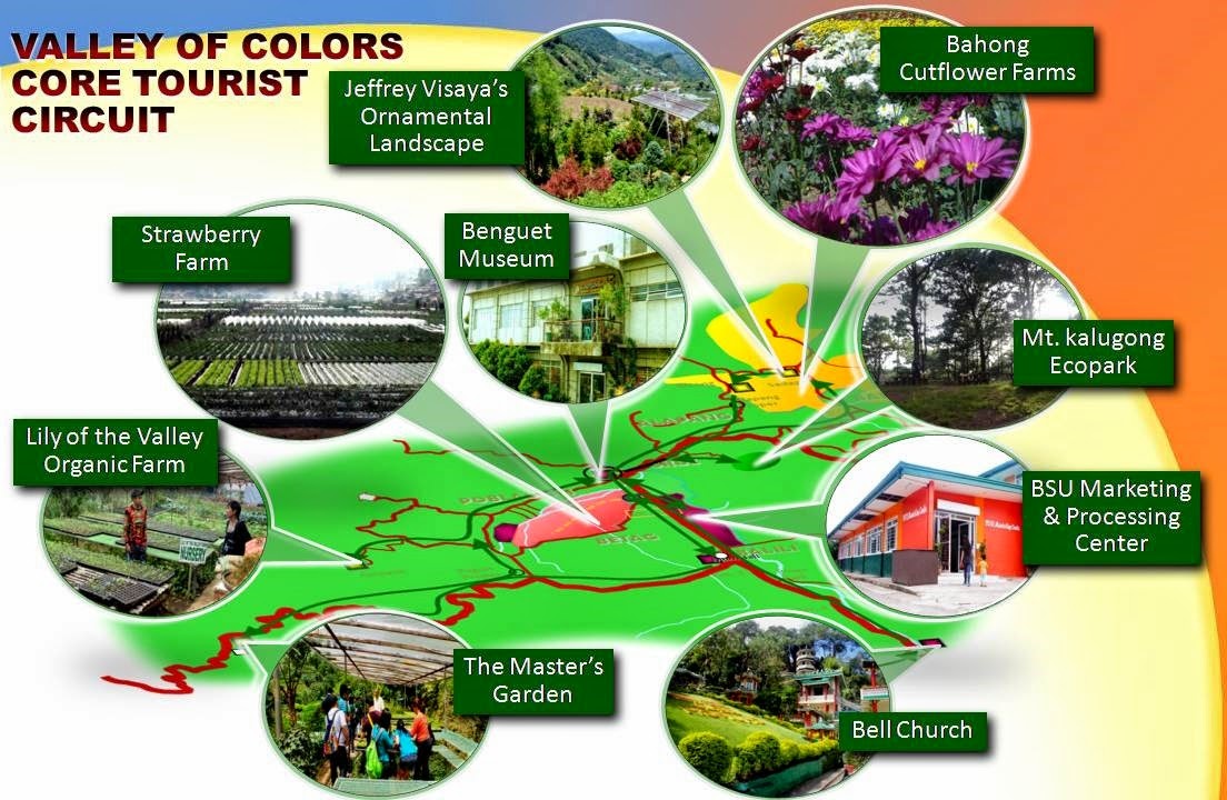 La Trinidad Tourism The Valley of Colors Core Tourist Circuit