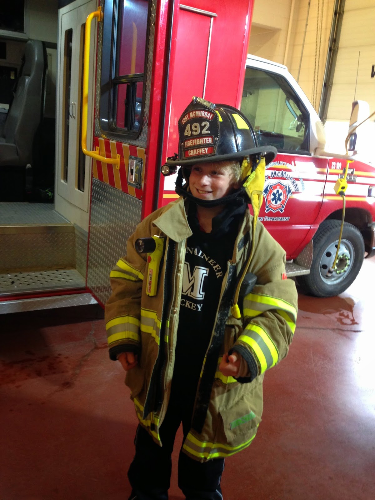 The allure of a fire truck never gets old