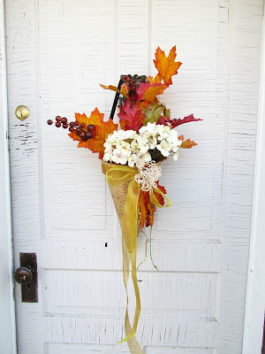 Fall Wreath, Fall Door, Fall Decorating, DIY Fall Door, Autumn Decor, Easy DIY Fall Craft