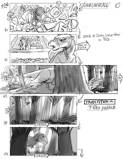 Image for Early Jurassic World Storyboards Reveal Unused Park Attractions & Action Sequences!