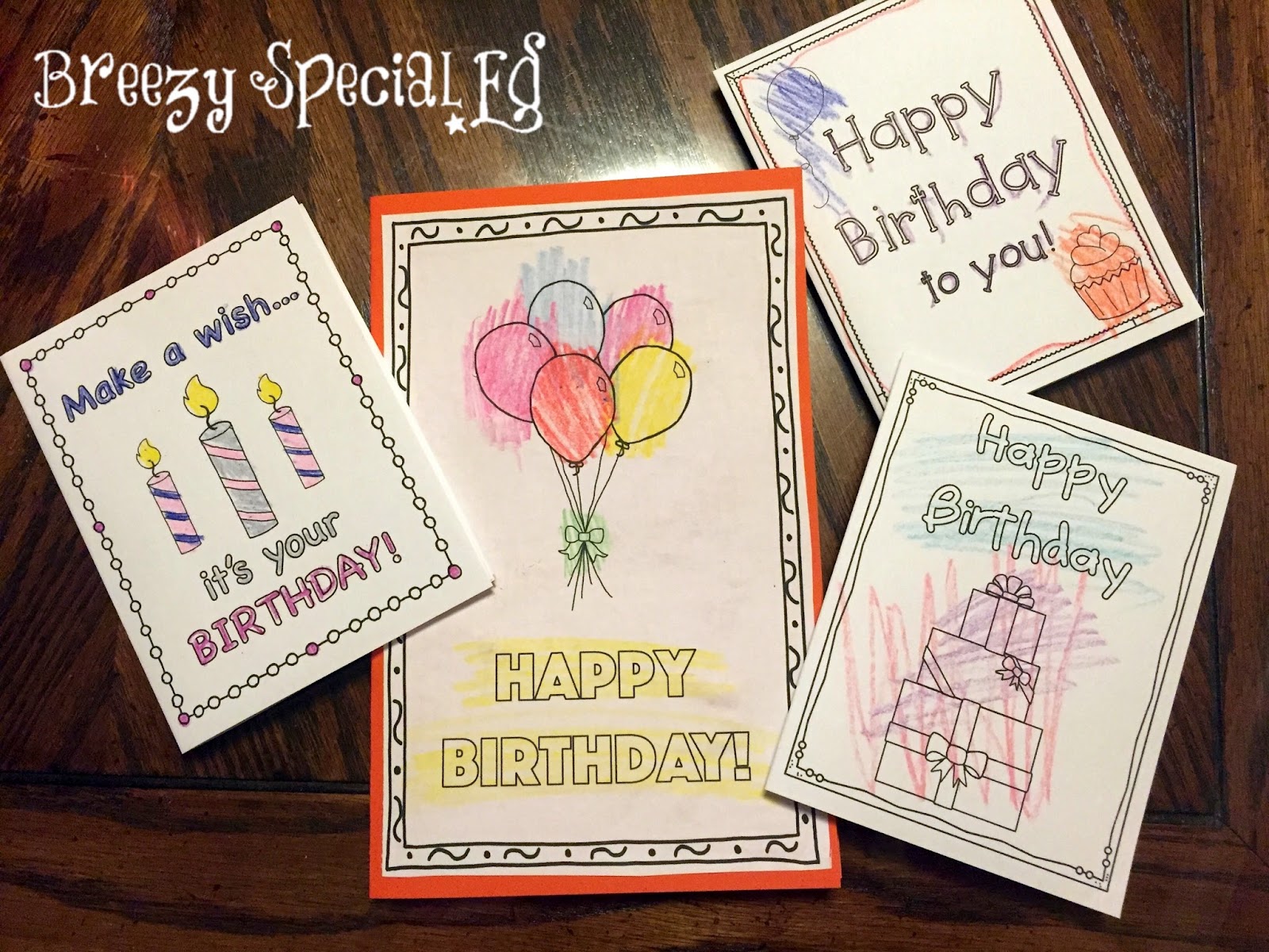 Celebrating Birthdays in a Special Education Classroom - Breezy Special Ed