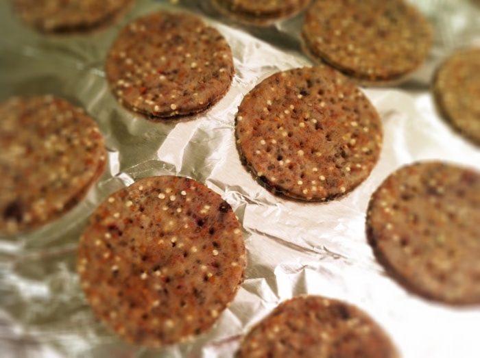 A Simply Raw Life QUINOA CHIA SEED FLAX CRACKERS WITH SPLIT PEA SOUP