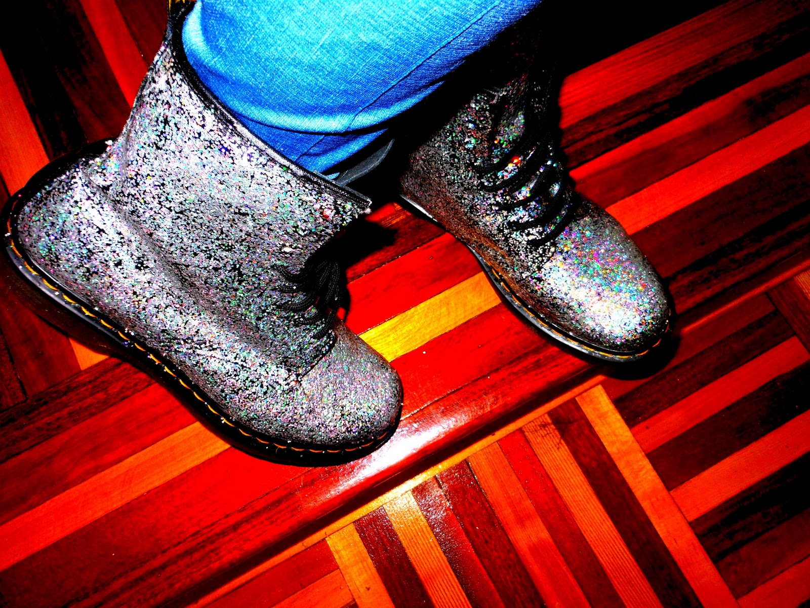 Fashion's Name DIY Glittery Dr. Martens